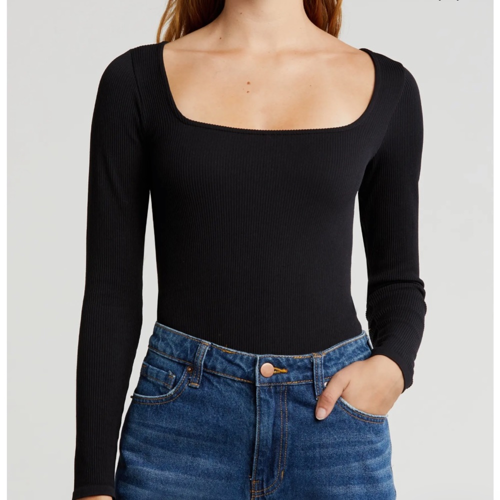 Abound square neck long sleeve